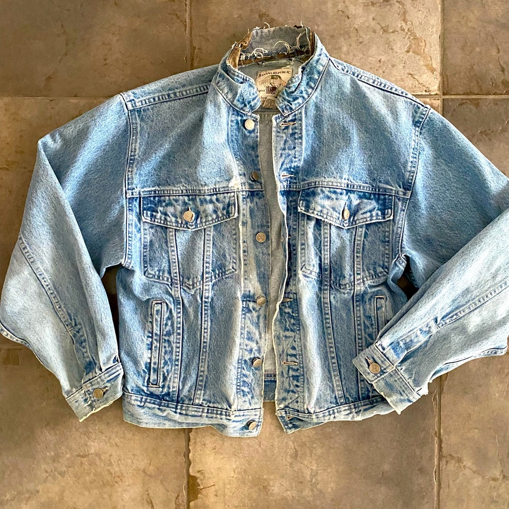 Vintage banana republic denim jacket